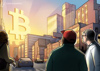 Biểu tượng Bitcoin B thắp sáng tòa nhà cao nhất của Đức ở Berlin
