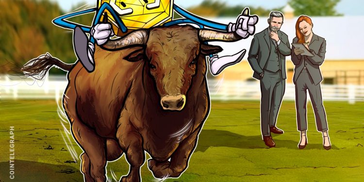 Bullish crypto traders maintain the upper hand despite the total market cap rejecting at $1T
