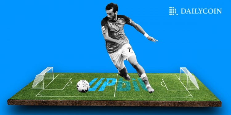 Upbit ký hợp đồng với đội bóng Serie A Napoli để trở thành đối tác áo chính thức