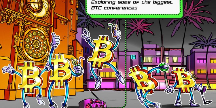 Các hội nghị Bitcoin lớn nhất thế giới: Phân cấp với Cointelegraph