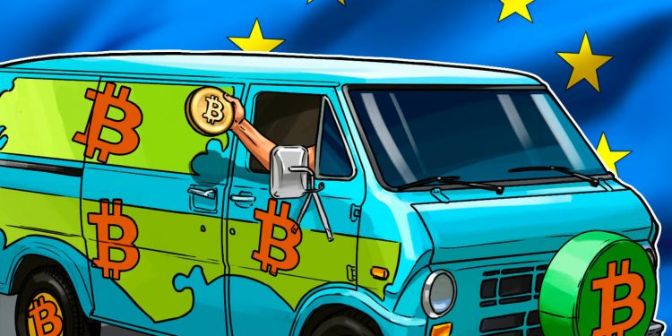 ‘No, we’re not smuggling people’ - Bitcoin advocate tours Europe in BTC-styled van