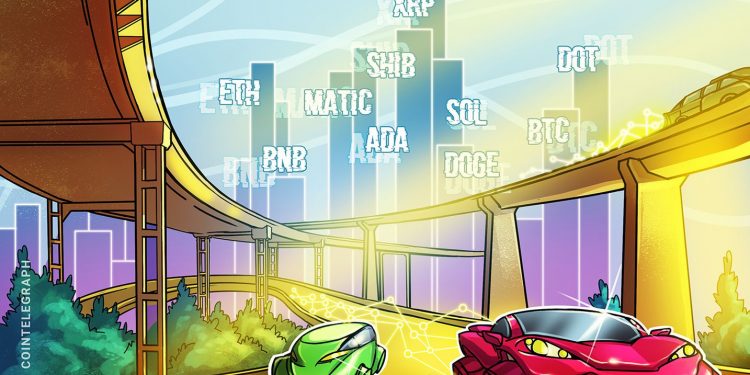 Price analysis 8/23: BTC, ETH, BNB, XRP, ADA, SOL, DOGE, DOT, MATIC, SHIB