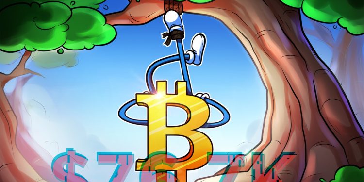 4 dấu hiệu cho thấy $76.7K Bitcoin có lẽ là mức thấp nhất