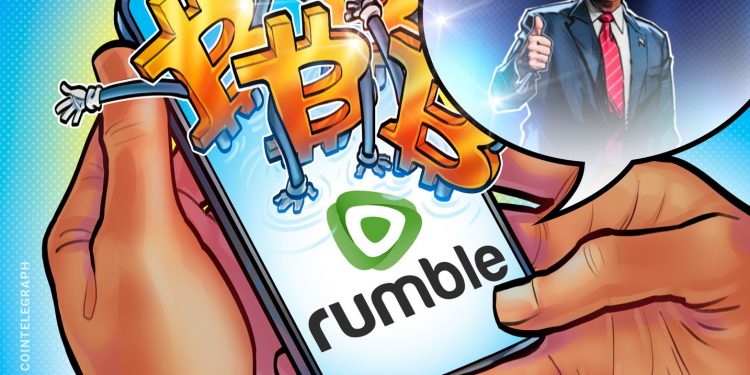Rumble áp dụng chiến lược tiền điện tử thời Trump với việc mua BTC trị giá 17 triệu đô la
