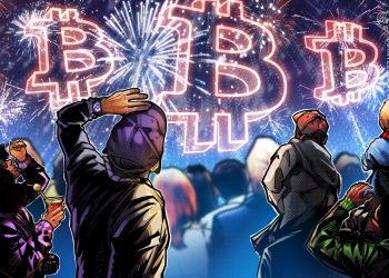 Logo Bitcoin tỏa sáng trên Austin, Texas, khi Gemini lập kỷ lục thế giới mới