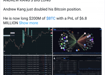 Người sáng lập Mechanism Capital tăng gấp đôi vị thế Bitcoin với giá 200 triệu đô la