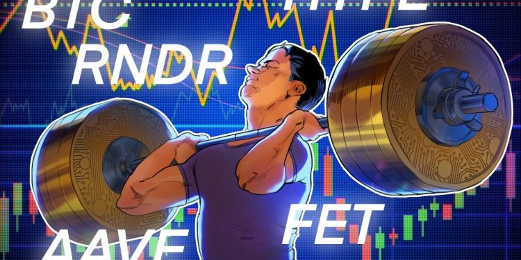 Bitcoin price cools going into Fed rate hike week, HYPE, AAVE, RNDR, FET still look bullish