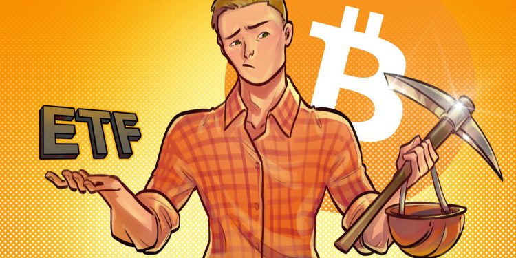 US Bitcoin ETFs bought 6x more than BTC miners produced last week