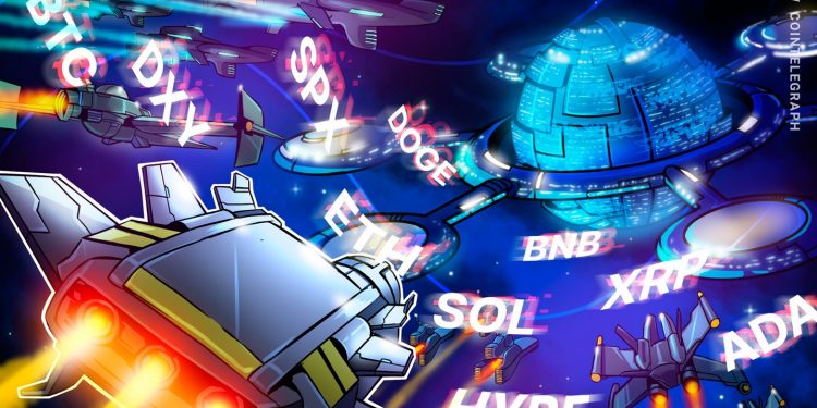 Price predictions 5/26: SPX, DXY, BTC, ETH, XRP, BNB, SOL, DOGE, ADA, HYPE