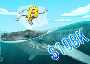 Bitcoin price rebounds to $108K as millionaire whale goes 20x long on BTC