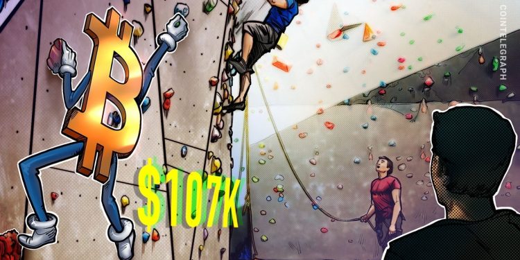 Bitcoin builds energy for new highs as US stagflation risk, tariff war, Fed rate cuts loom