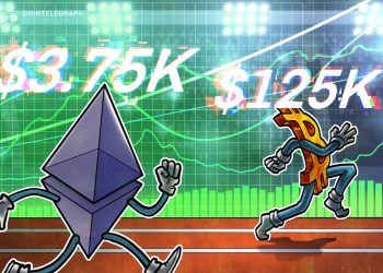 Bitcoin gets $125K target as trader sees 'big move' next, ETH hits $3750