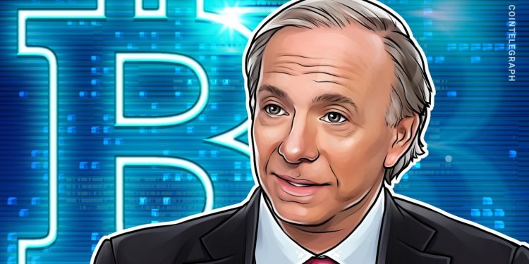 Ray Dalio suggests putting 15% in Bitcoin, gold amid US ‘debt doom loop’