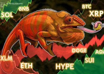Price predictions 8/1: BTC, ETH, XRP, BNB, SOL, DOGE, ADA, HYPE, XLM, SUI