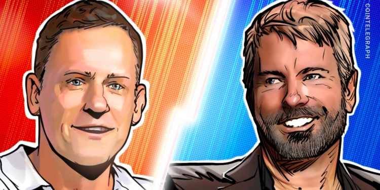 Peter Thiel vs. Michael Saylor: Crypto treasury bet or bubble?
