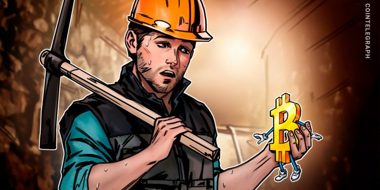Bitcoin network mining difficulty climbs to new all-time high
