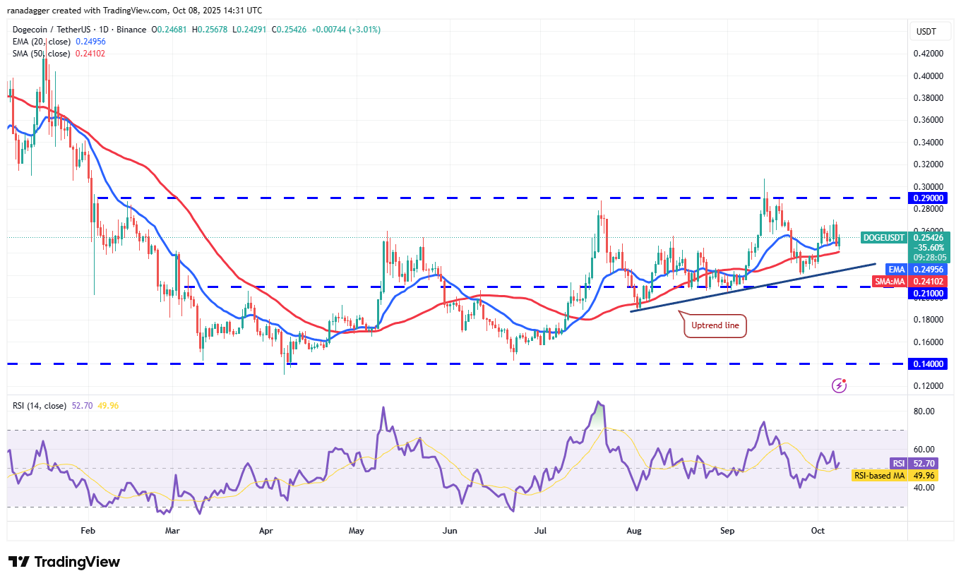 0199c4c6-47b3-7c71-9415-7ec879f52859 Dogecoin, Cryptocurrencies, Bitcoin Price, XRP, Markets, Cryptocurrency Exchange, Cardano, Price Analysis, Binance Coin, Chainlink, Market Analysis, Ether Price, Solana, SUI