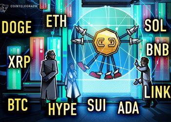 Price predictions 10/8: BTC, ETH, BNB, XRP, SOL, DOGE, ADA, HYPE, LINK, SUI