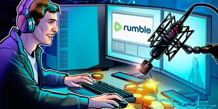 Rumble partners with Tether to add Bitcoin tips for content creators
