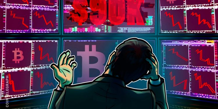 Bitcoin's 2-year trend is about to collapse: Will bulls defend $90K?
