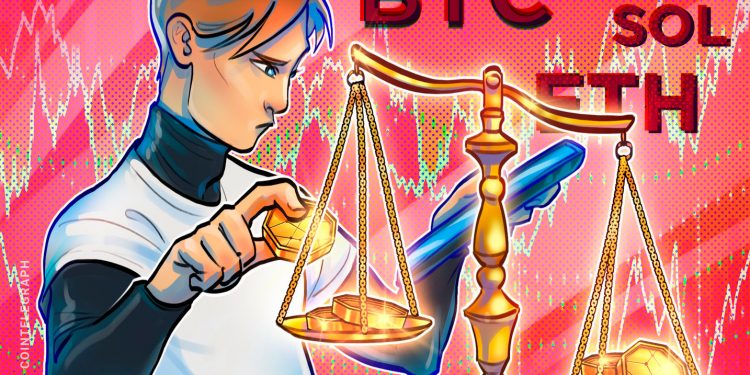 High percentage of Bitcoin, ETH, SOL held at a loss: Is it a bear market sign?