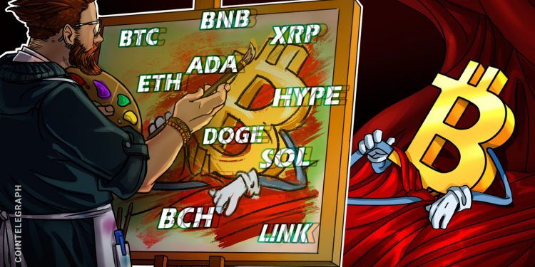 Price predictions 12/19: BTC, ETH, BNB, XRP, SOL, DOGE, ADA, BCH, HYPE, LINK